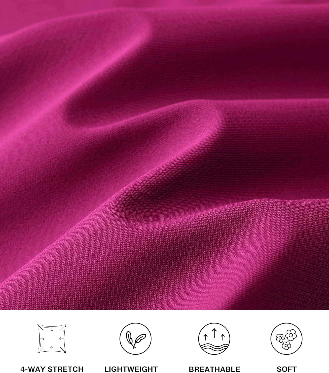 imageSANTINY Golf Skirts for Women Tennis Skirt High Waisted Skorts for Woman Athletic Pickleball Casual Skort with PocketsRose