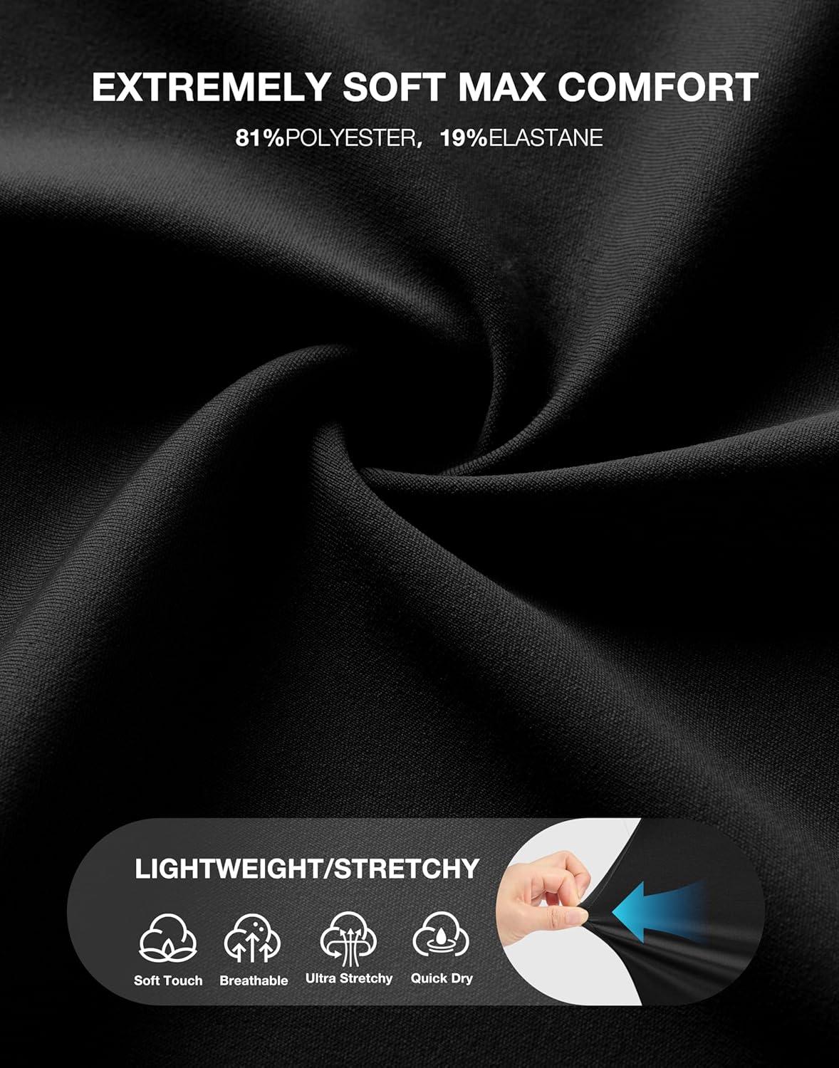 imageSANTINY Womens Bermuda Long Shorts with Pockets Drawstring High Waisted Athletic Knee Length Shorts Walking Casual Workout01black