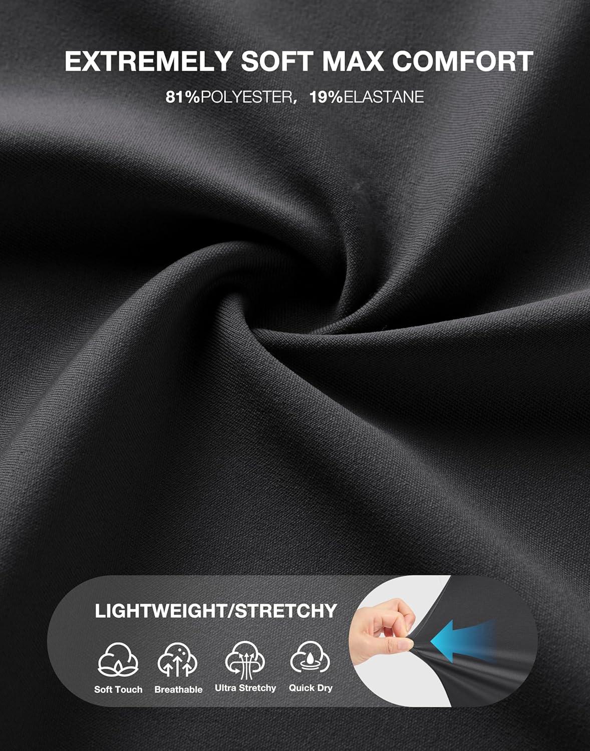 imageSANTINY Womens Bermuda Long Shorts with Pockets Drawstring High Waisted Athletic Knee Length Shorts Walking Casual WorkoutDark Grey