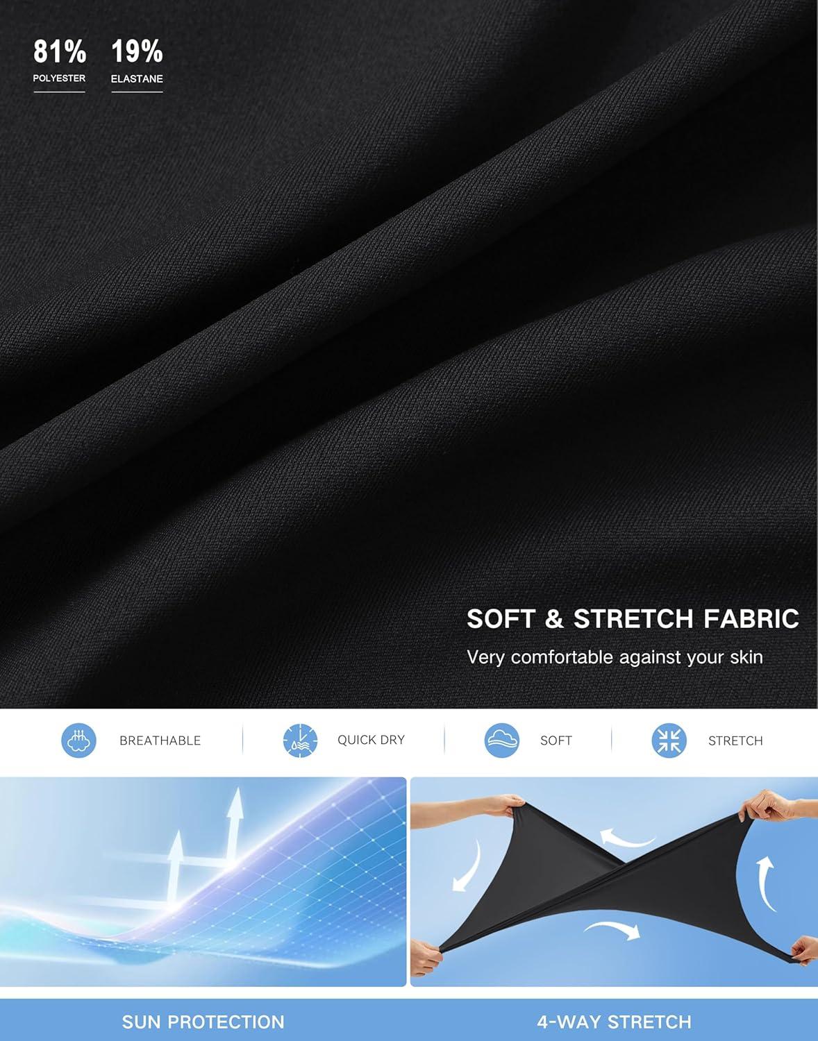 imageSANTINY 18quot Skorts for Women with 4 Pockets High Waist Long Athletic Tennis Skirt Golf Skort Dressy CasualBlack