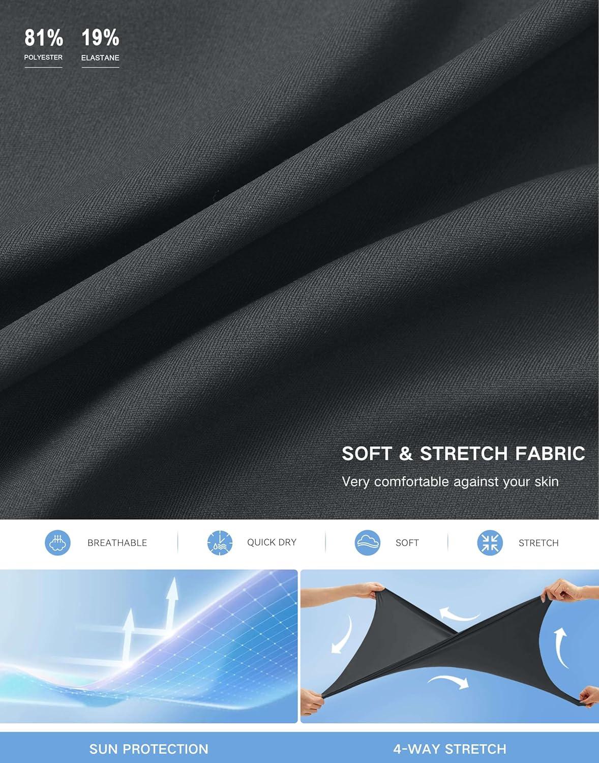 imageSANTINY 18quot Skorts for Women with 4 Pockets High Waist Long Athletic Tennis Skirt Golf Skort Dressy CasualDark Grey