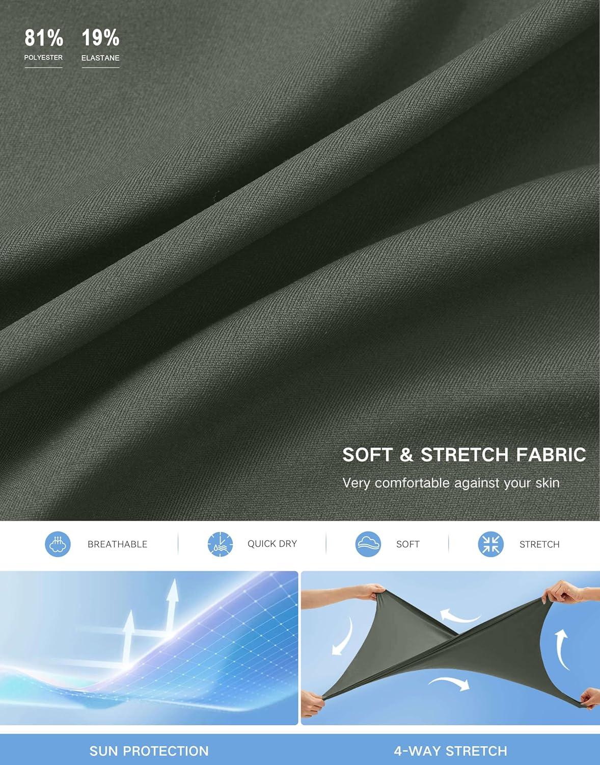 imageSANTINY 18quot Skorts for Women with 4 Pockets High Waist Long Athletic Tennis Skirt Golf Skort Dressy CasualGrey Sage