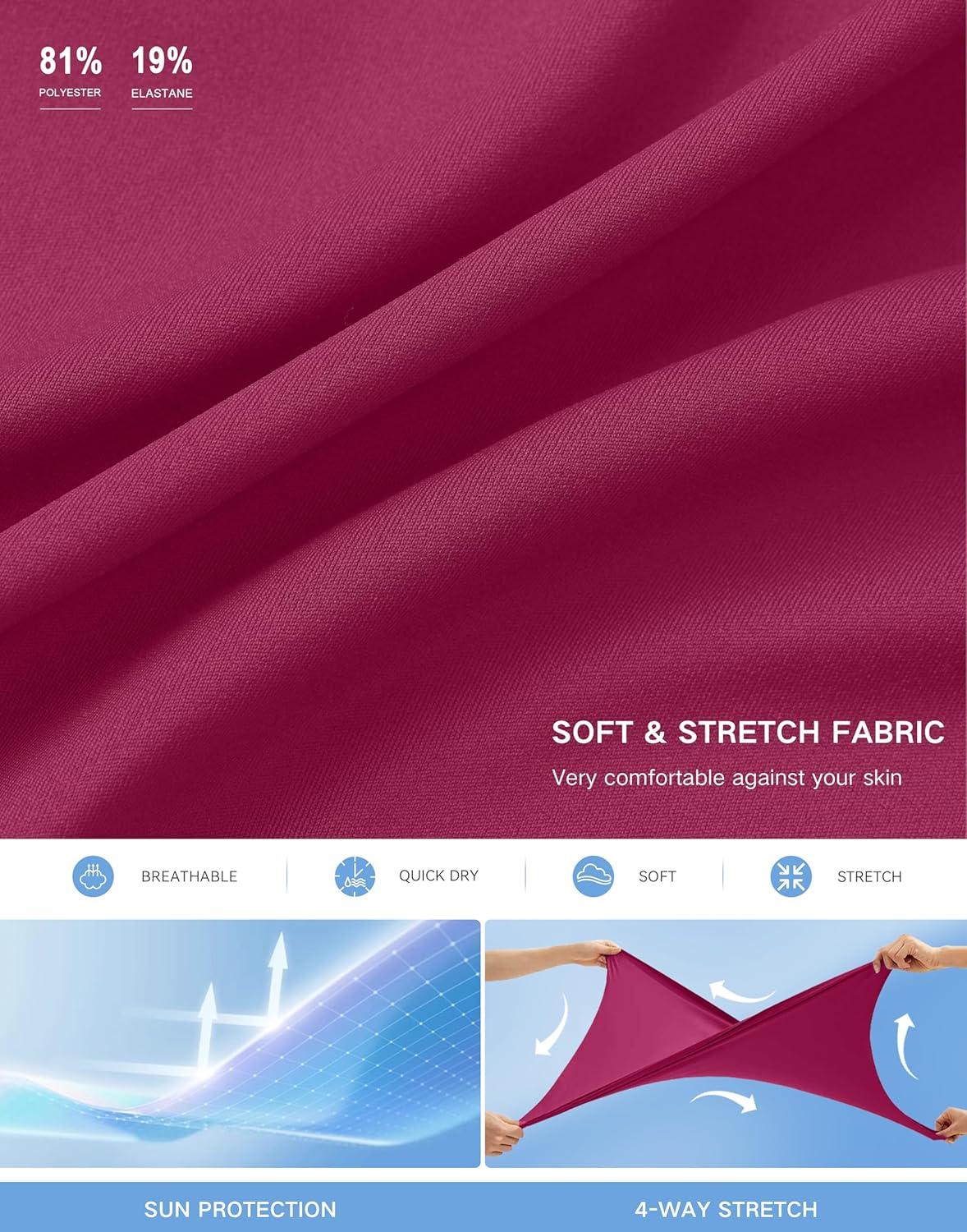 imageSANTINY 18quot Skorts for Women with 4 Pockets High Waist Long Athletic Tennis Skirt Golf Skort Dressy CasualRose