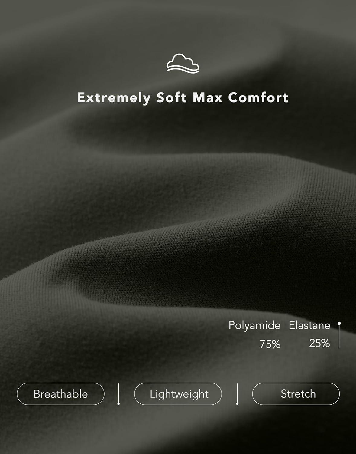 imageSANTINY Womens 9quot High Waisted Bermuda Shorts with 4 Pockets Knee Length Long Shorts for Women Workout Athletic CasualArmy Green