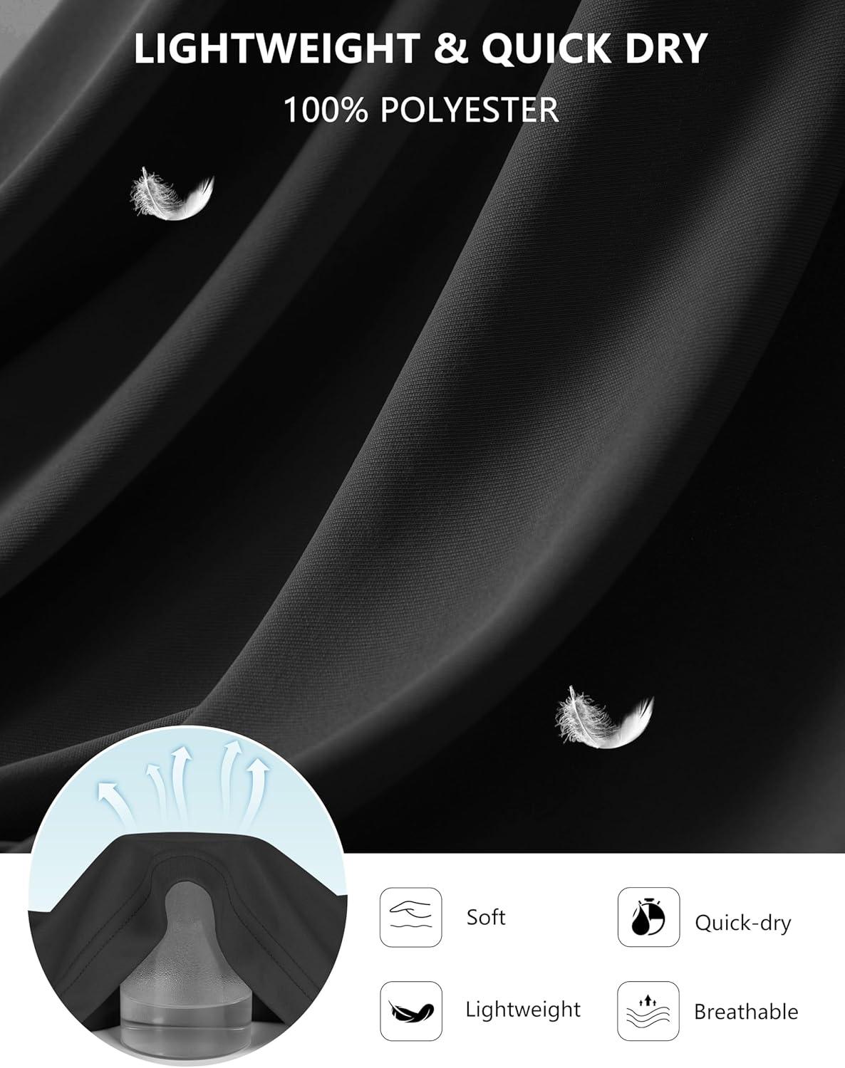 imageSANTINY Womens Sleeveless Workout Tops Lightweight Tennis Yoga Gym Athletic Running Shirts Racerback Tank Tops for WomenBlack