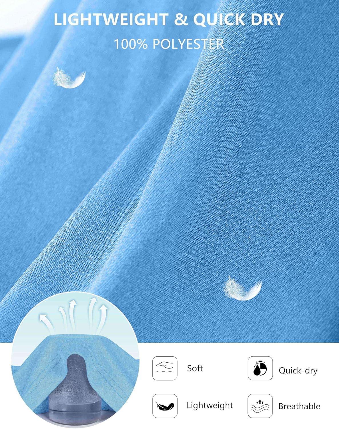 imageSANTINY Womens Sleeveless Workout Tops Lightweight Tennis Yoga Gym Athletic Running Shirts Racerback Tank Tops for WomenBlue