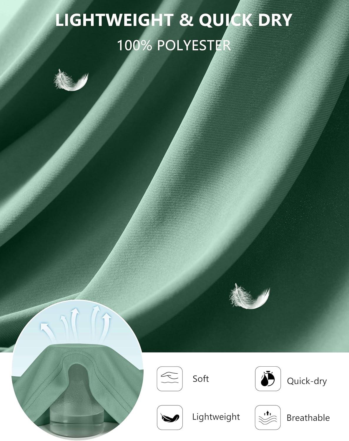 imageSANTINY Womens Sleeveless Workout Tops Lightweight Tennis Yoga Gym Athletic Running Shirts Racerback Tank Tops for WomenGrey Sage