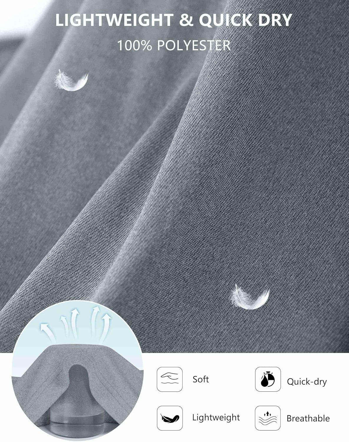 imageSANTINY Womens Sleeveless Workout Tops Lightweight Tennis Yoga Gym Athletic Running Shirts Racerback Tank Tops for WomenHeather Grey