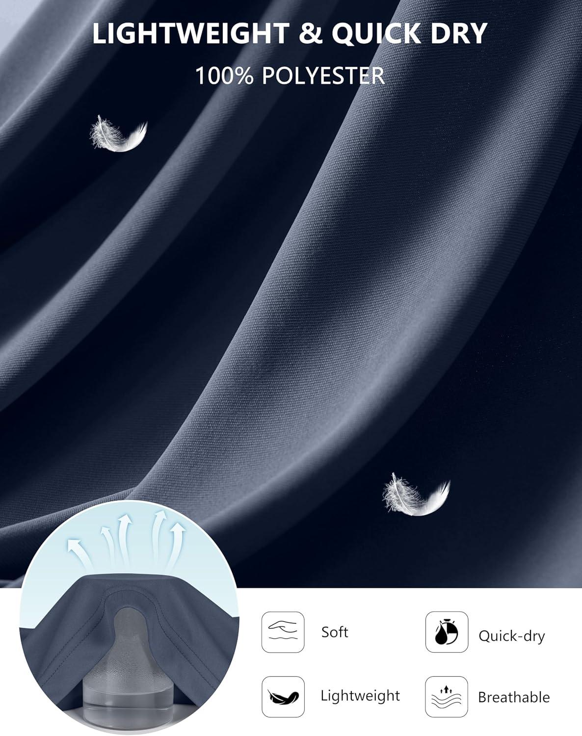 imageSANTINY Womens Sleeveless Workout Tops Lightweight Tennis Yoga Gym Athletic Running Shirts Racerback Tank Tops for WomenNavy