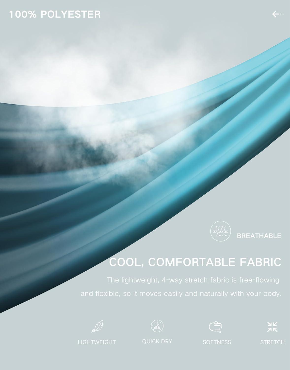 imageSANTINY Womens V Neck Short Sleeve Shirts Uv Protectioin Moisture Wicking Hiking Workout Athletic T Shirts for WomenGradient Green Grey