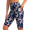 12in-navy Flower