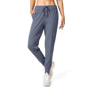 SANTINY Women’s Joggers Pants Pockets Drawstring Running Sweatpants for Women Lounge Workout Jogging(Dusty Blue)