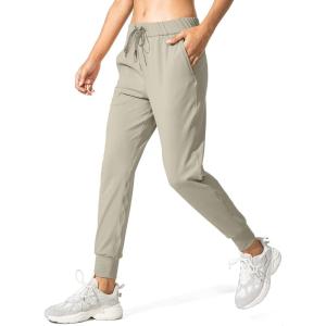 SANTINY Women’s Joggers Pants Pockets Drawstring Running Sweatpants for Women Lounge Workout Jogging(Silver Sage)