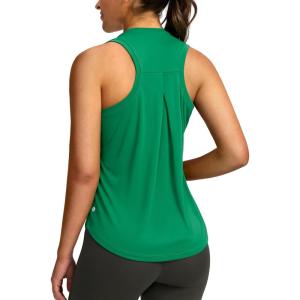 SANTINY Women’s Sleeveless Workout Tops Lightweight Tennis Yoga Gym Athletic Running Shirts Racerback Tank Tops for Women(Green)