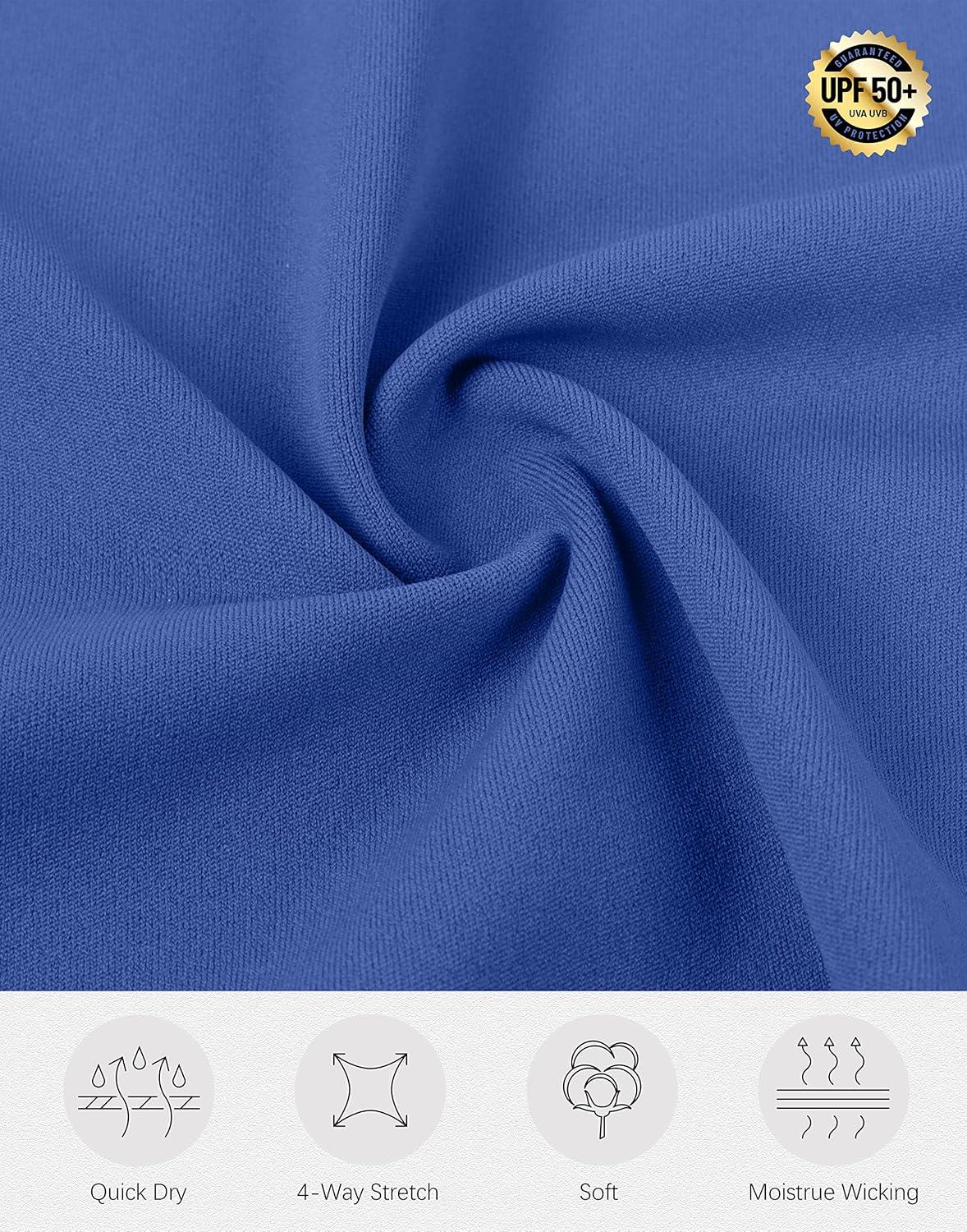 imageSANTINY 19quot Golf Skorts Skirts for Women Zipper Pockets Knee Length Skort Womens High Waist Athletic Tennis SkirtBlue