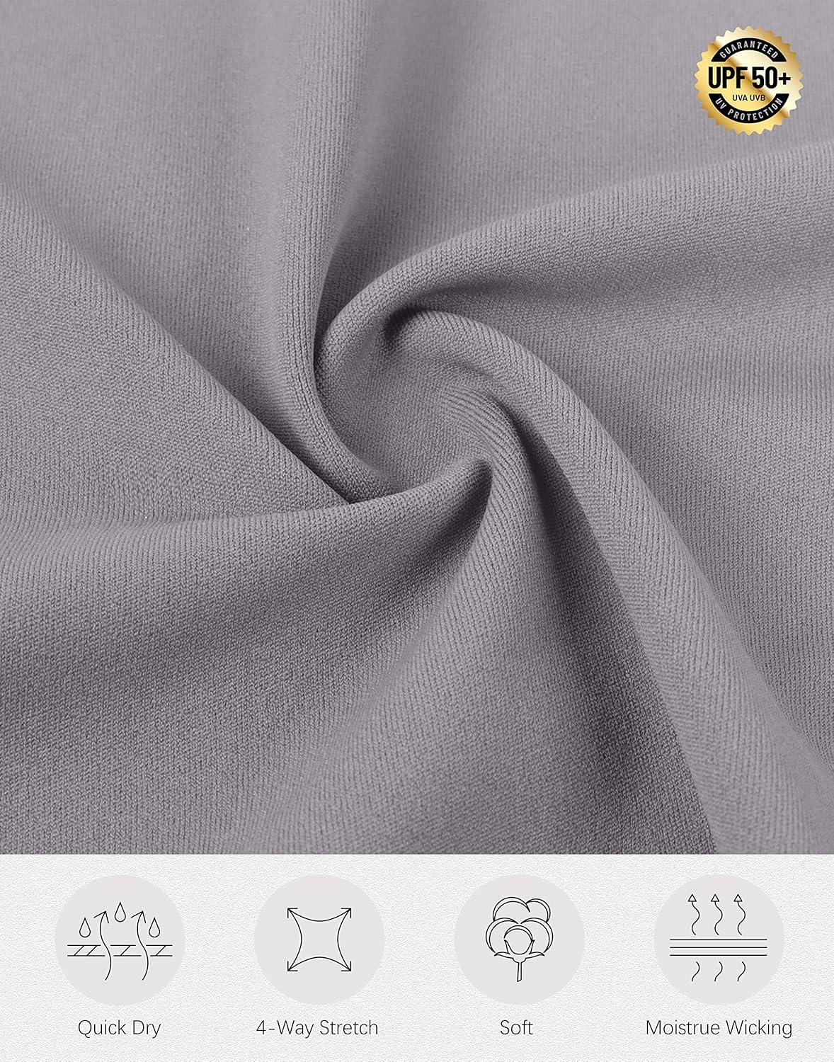 imageSANTINY 19quot Golf Skorts Skirts for Women Zipper Pockets Knee Length Skort Womens High Waist Athletic Tennis SkirtLight Grey