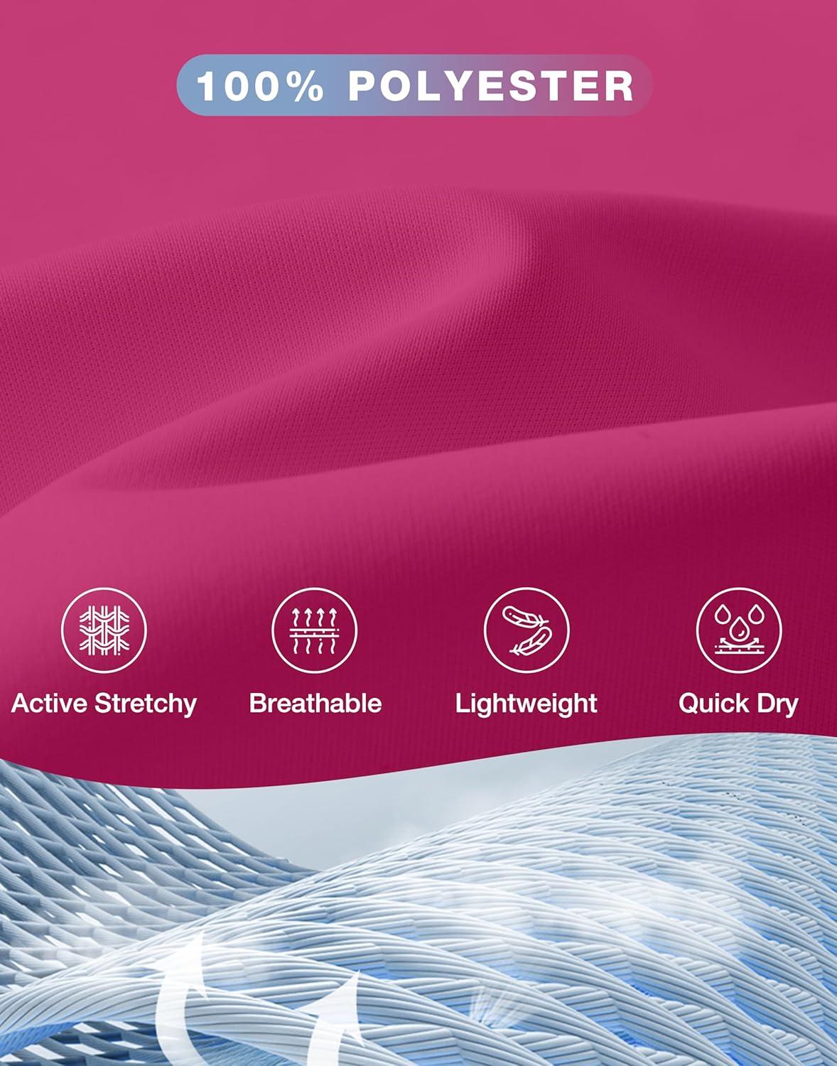 imageSANTINY Womens Sleeveless Golf Shirt Racerback V Neck Tank Tops Quick Dry Tennis Collared Polo Shirts for WomenRose