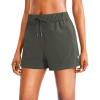 imageSANTINY Womens Lounge Shorts 25 Comfy Workout Hiking Athletic Running Casual Shorts for Women with Pockets