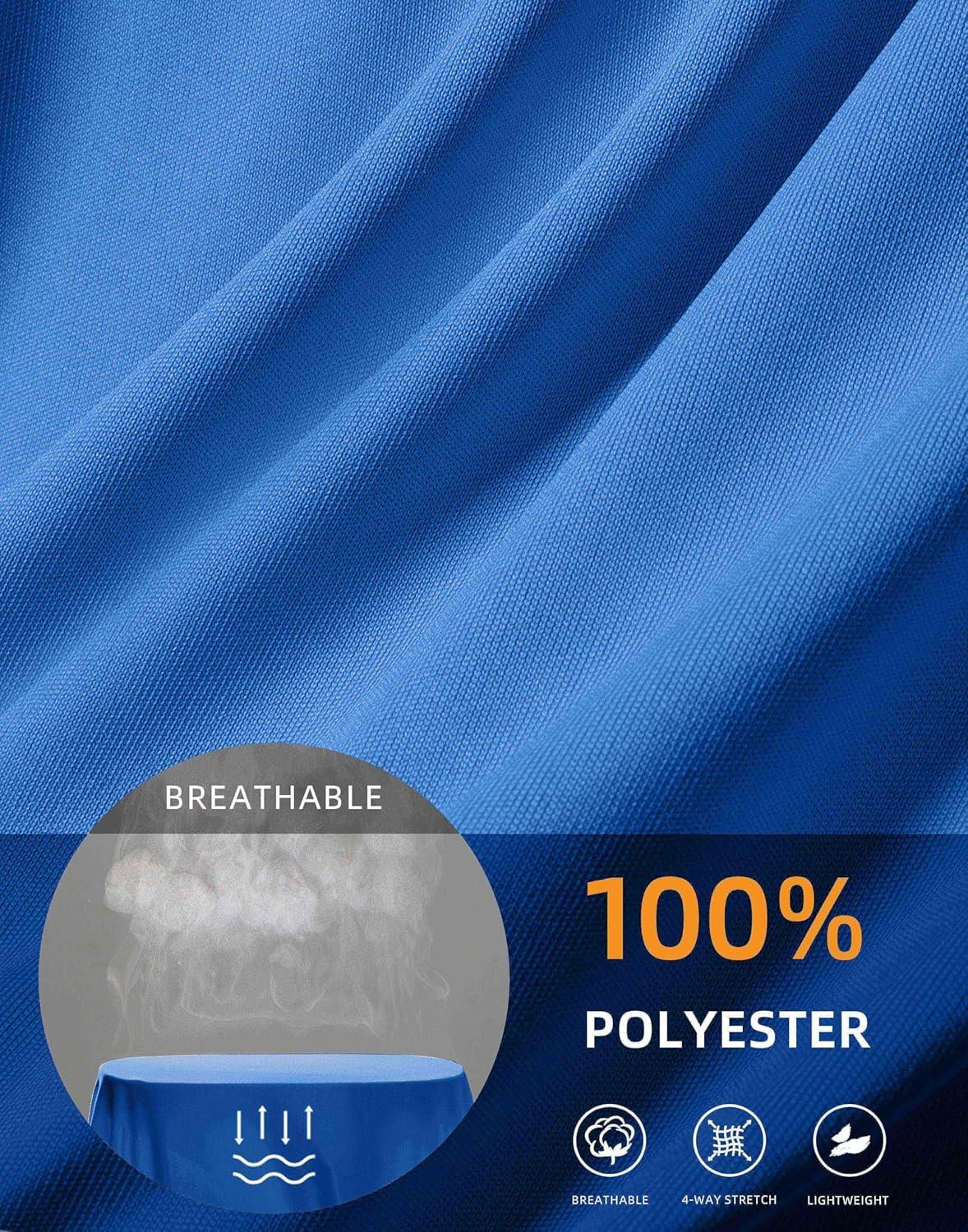 imageSANTINY Short Sleeve Workout Tops for Women Loose Yoga TShirts Sun Protection Breathable Running Athletic Tee ShirtsRoyal Blue