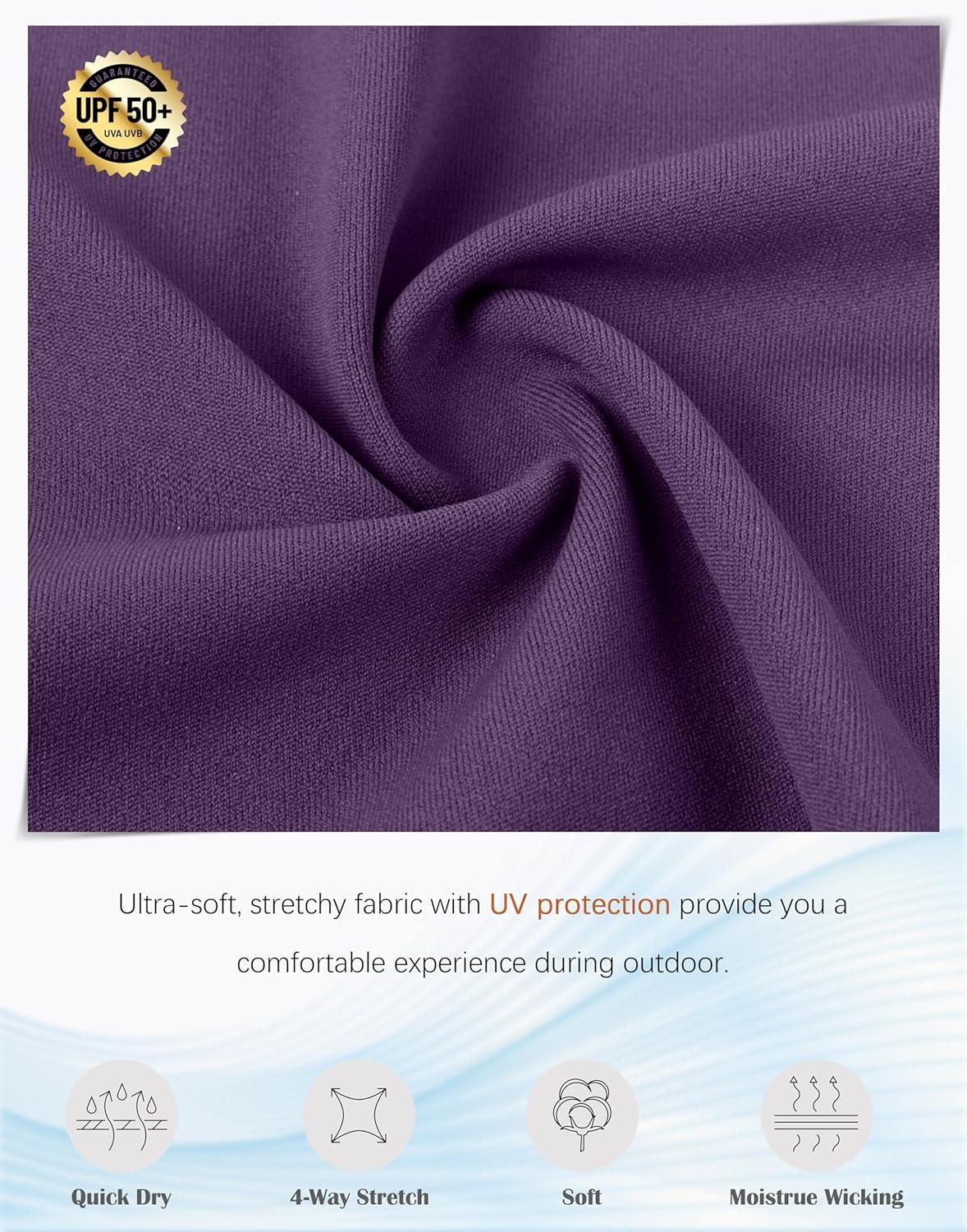 imageSANTINY Womens 20 Knee Length Skorts Skirts 6 Pockets High Waisted Drawstring Long Athletic Tennis Golf Skirt WomenPurple