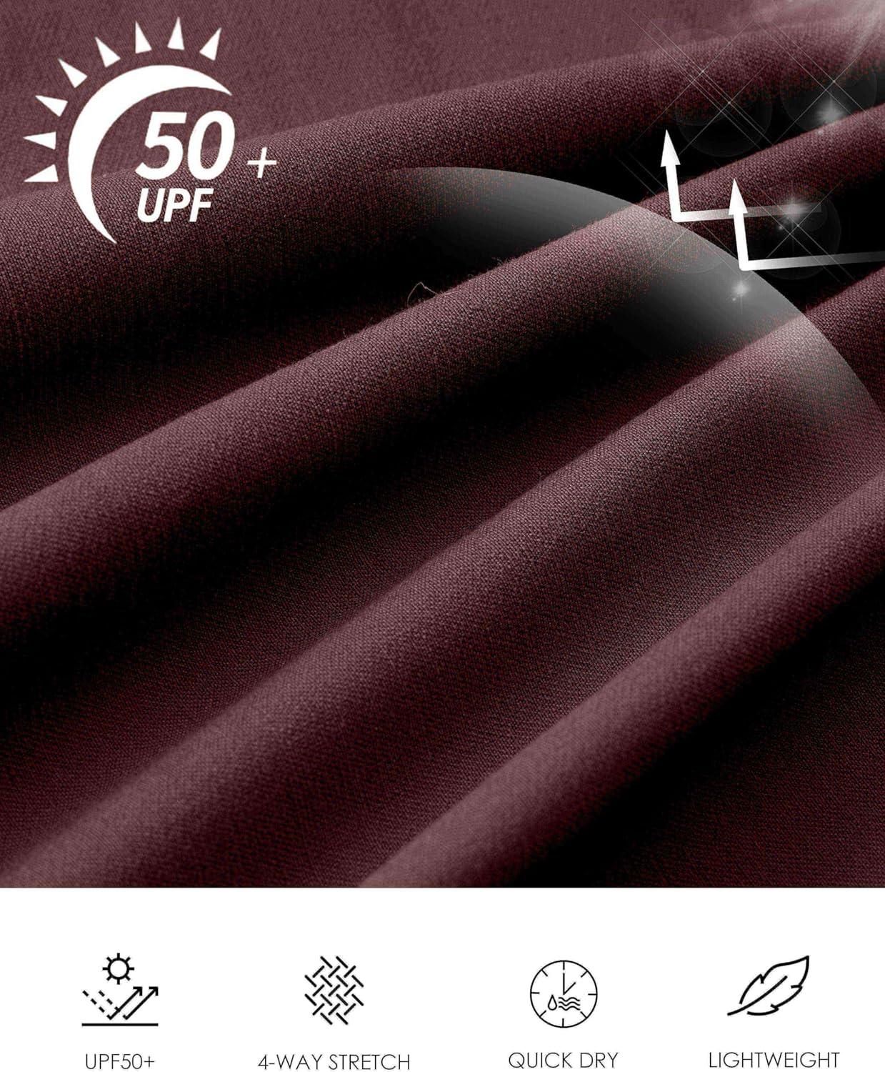 imageSANTINY Womens 5quot Golf Shorts with Pockets Quick Dry Stretch Work Outdoor Hiking Shorts for Women Casual SummerWine