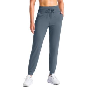 SANTINY Women’s Sweatpants Joggers with Pockets Soft Stretch High Waisted Sweat Pants Lounge Running Athletic Workout Jogging(Dusty Blue)