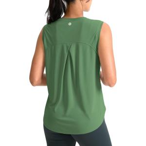 SANTINY Women’s Sleeveless Workout Tops Breathable Lightweight Active Tennis Yoga Shirts Athletic Running Tank Tops for Women(Green)