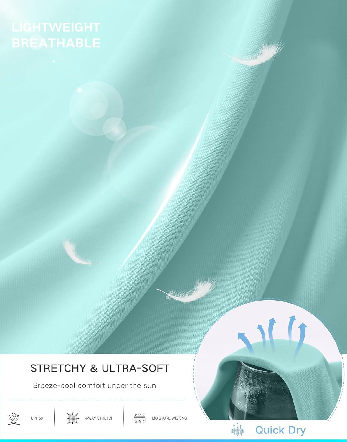 imageWomens Golf Shirt Short Sleeve Lightweight Moisture Wicking Work Tennis Tops Collared Polo Shirts for Women with 4ButtonLight Green