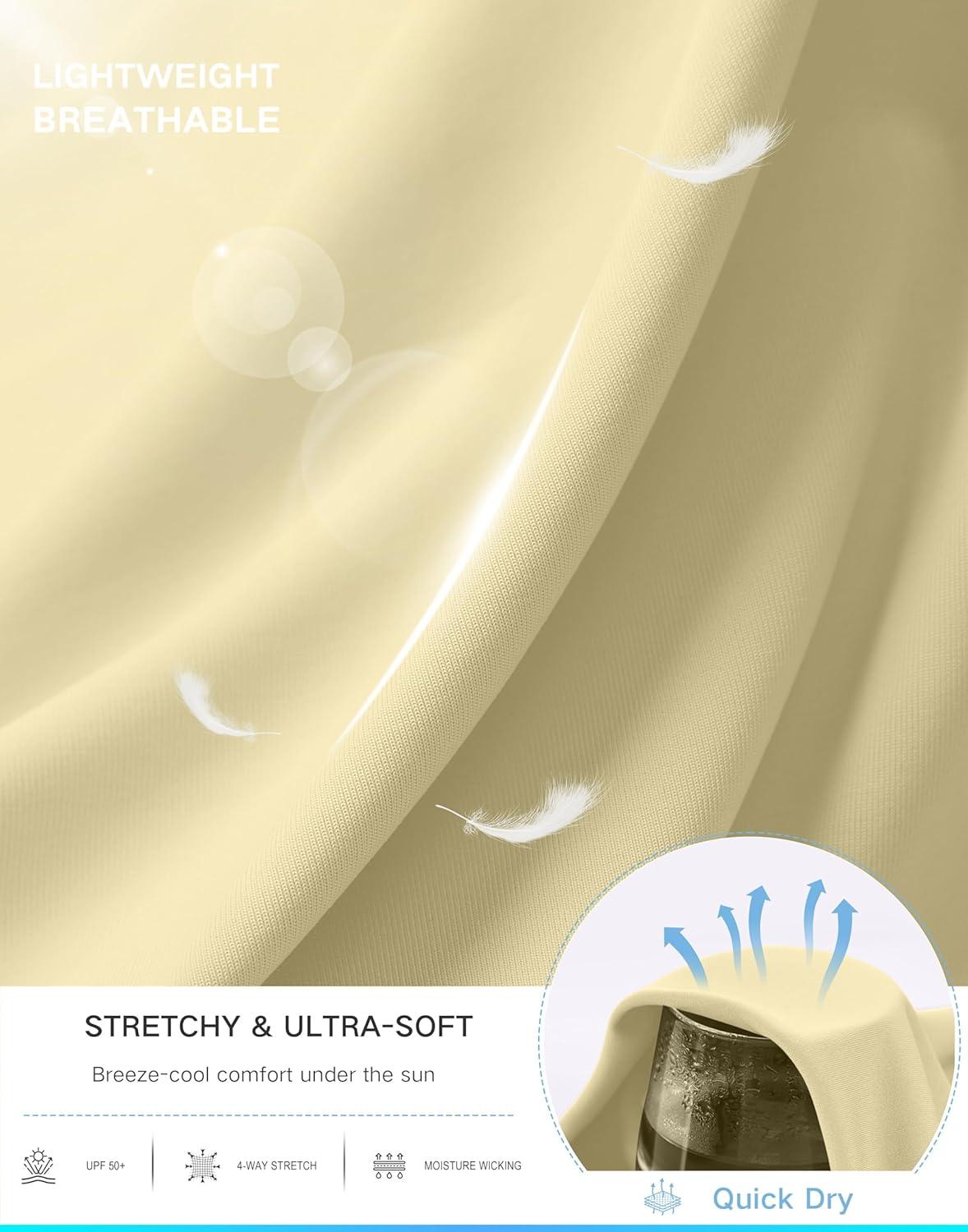 imageWomens Golf Shirt Short Sleeve Lightweight Moisture Wicking Work Tennis Tops Collared Polo Shirts for Women with 4ButtonLight Yellow