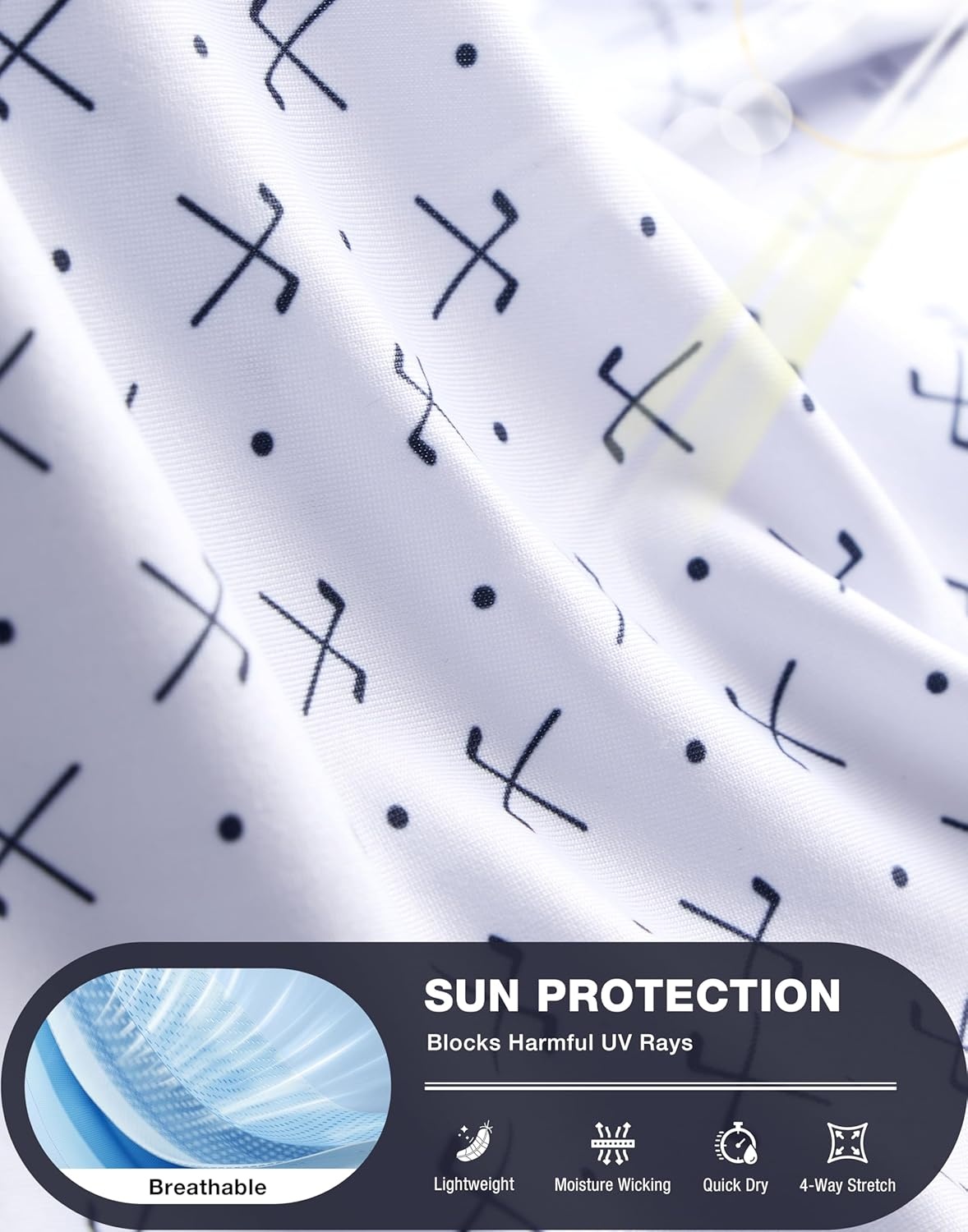 image:imageSANTINY Golf Polo Shirts for Women Short Sleeve Quick Dry 3 Buttons Collared Pickleball Shirt Summer Golf Tennis TopsWhite Golf Clubs