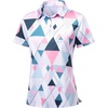 White & Pink Geo Printed