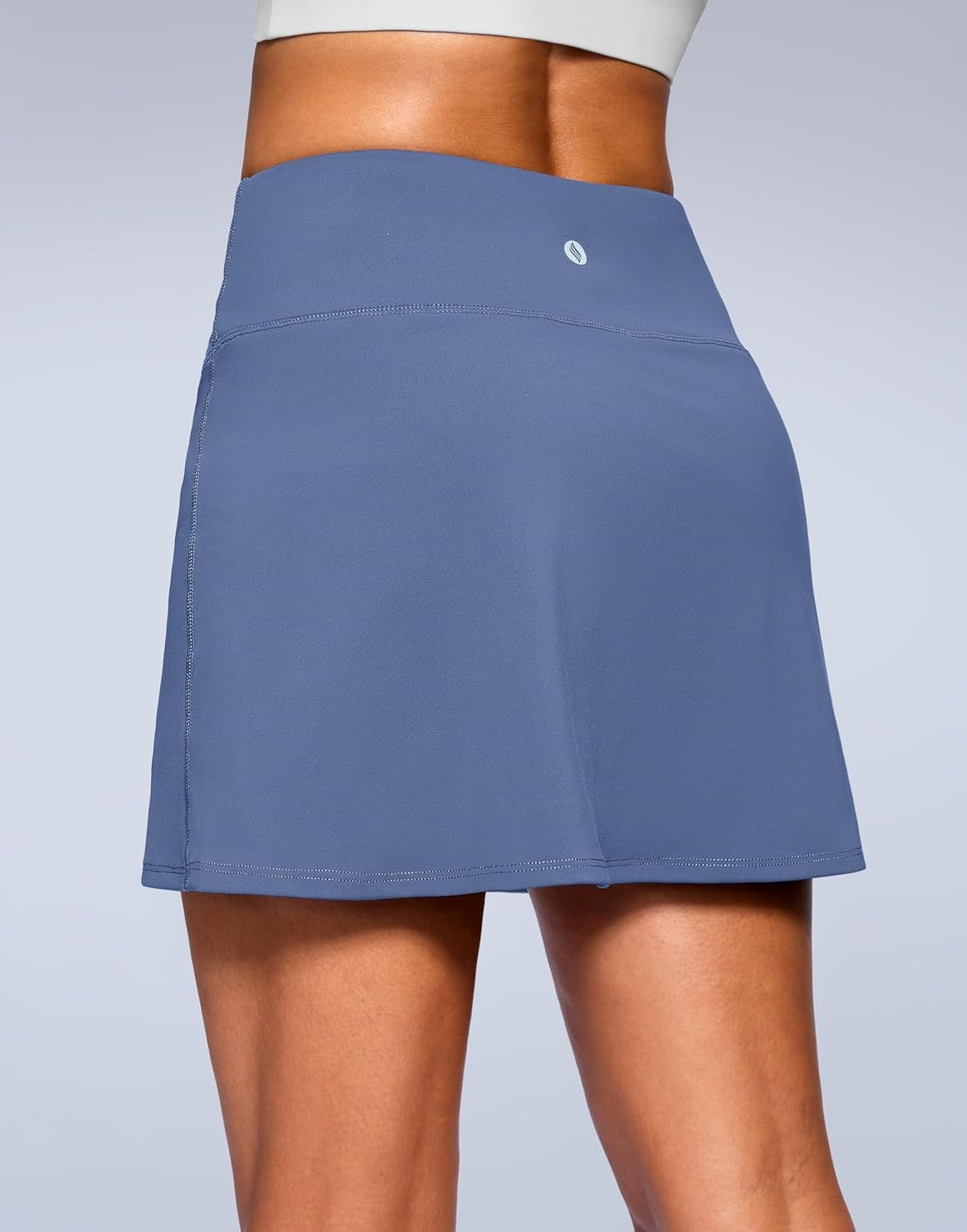 image:imageSANTINY 13515 Skorts for Women with 2 Pockets High Waisted A Line Casual Pickleball Golf Skort Athletic Tennis SkirtPalace Blue