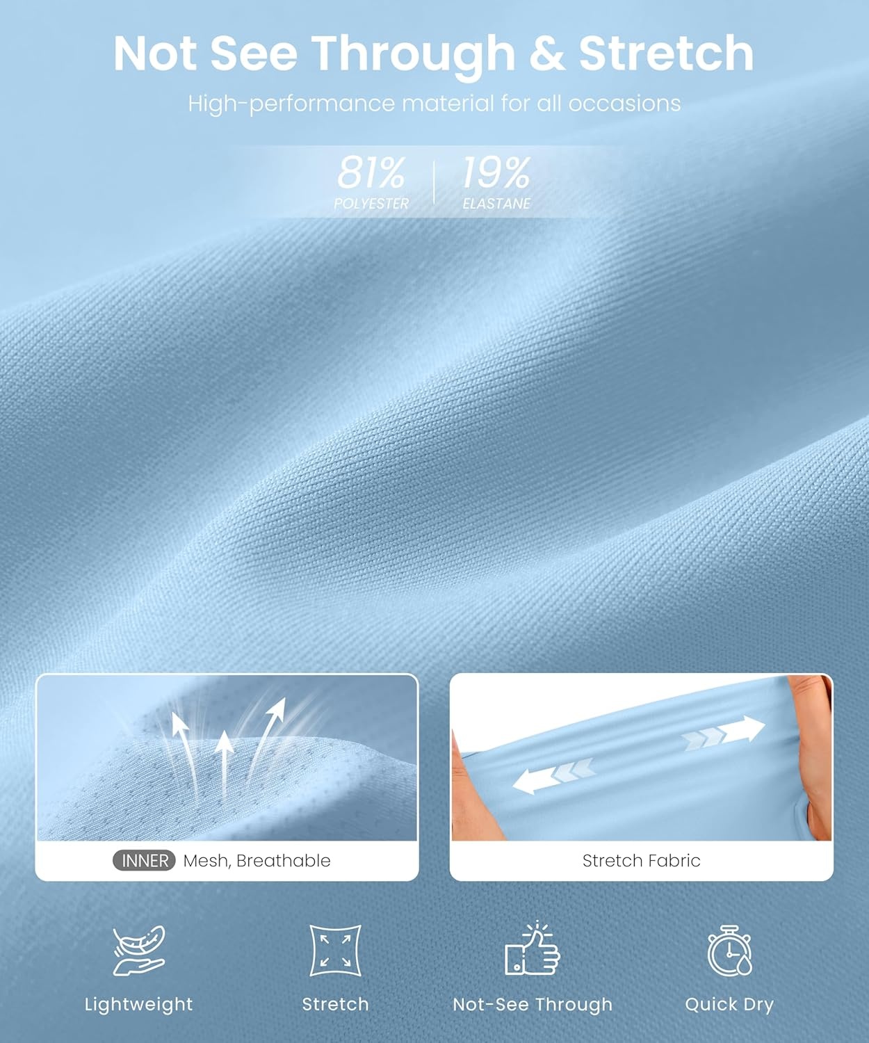 image:imageSANTINY 135 Skorts for Women Pleated Tennis Golf Skirts Mini High Waisted Stretch Athletic Skorts Pockets for PickballLight Blue