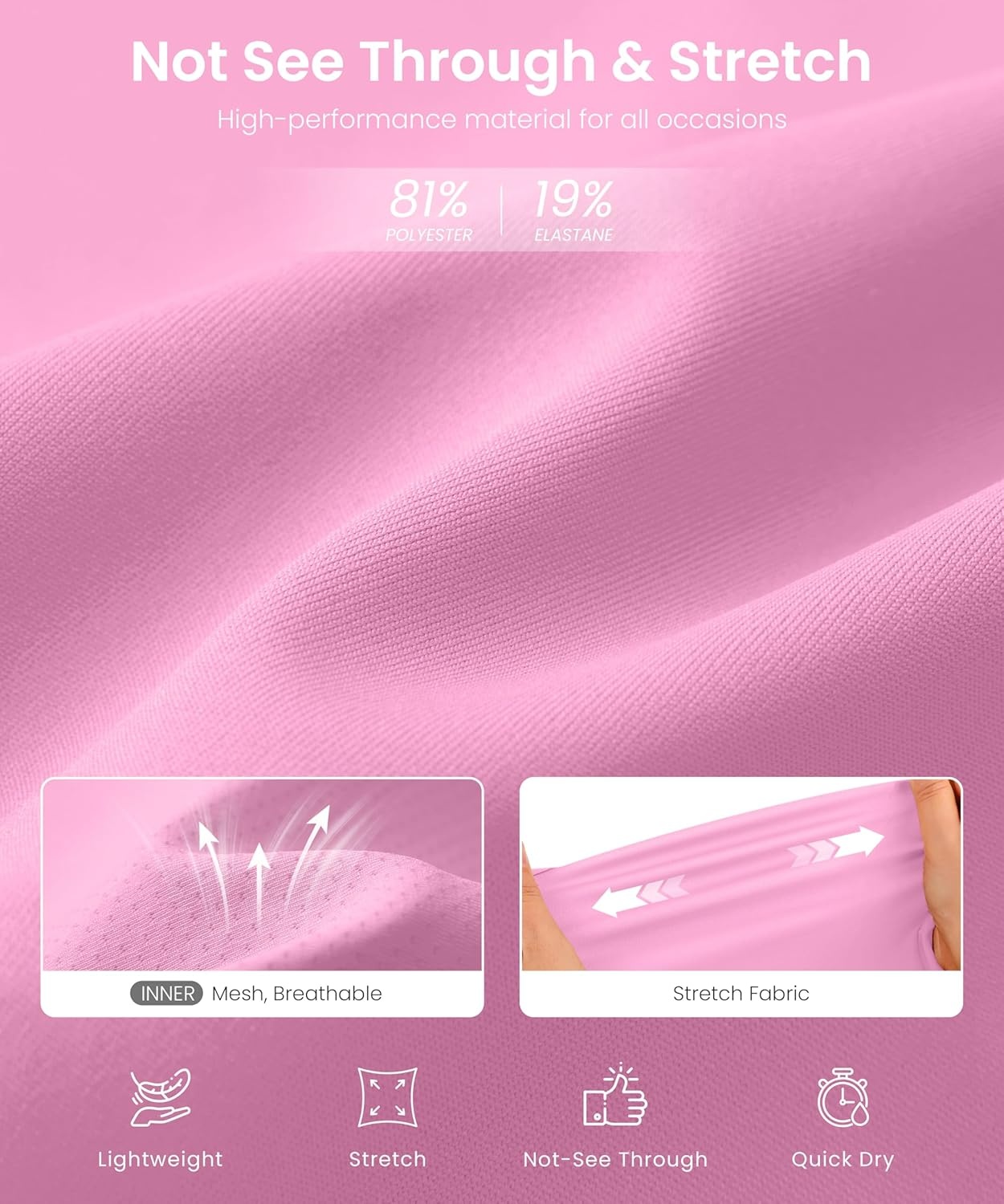 image:imageSANTINY 135 Skorts for Women Pleated Tennis Golf Skirts Mini High Waisted Stretch Athletic Skorts Pockets for PickballPink