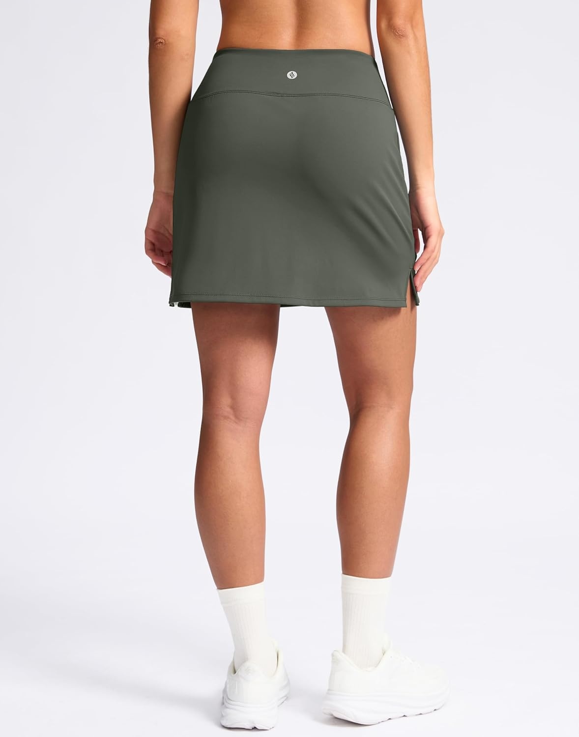 image:imageSANTINY 16 Skorts for Women with 2 Pockets High Waisted A Line Pickleball Golf Skort Casual Athletic Tennis SkirtGrey Sage
