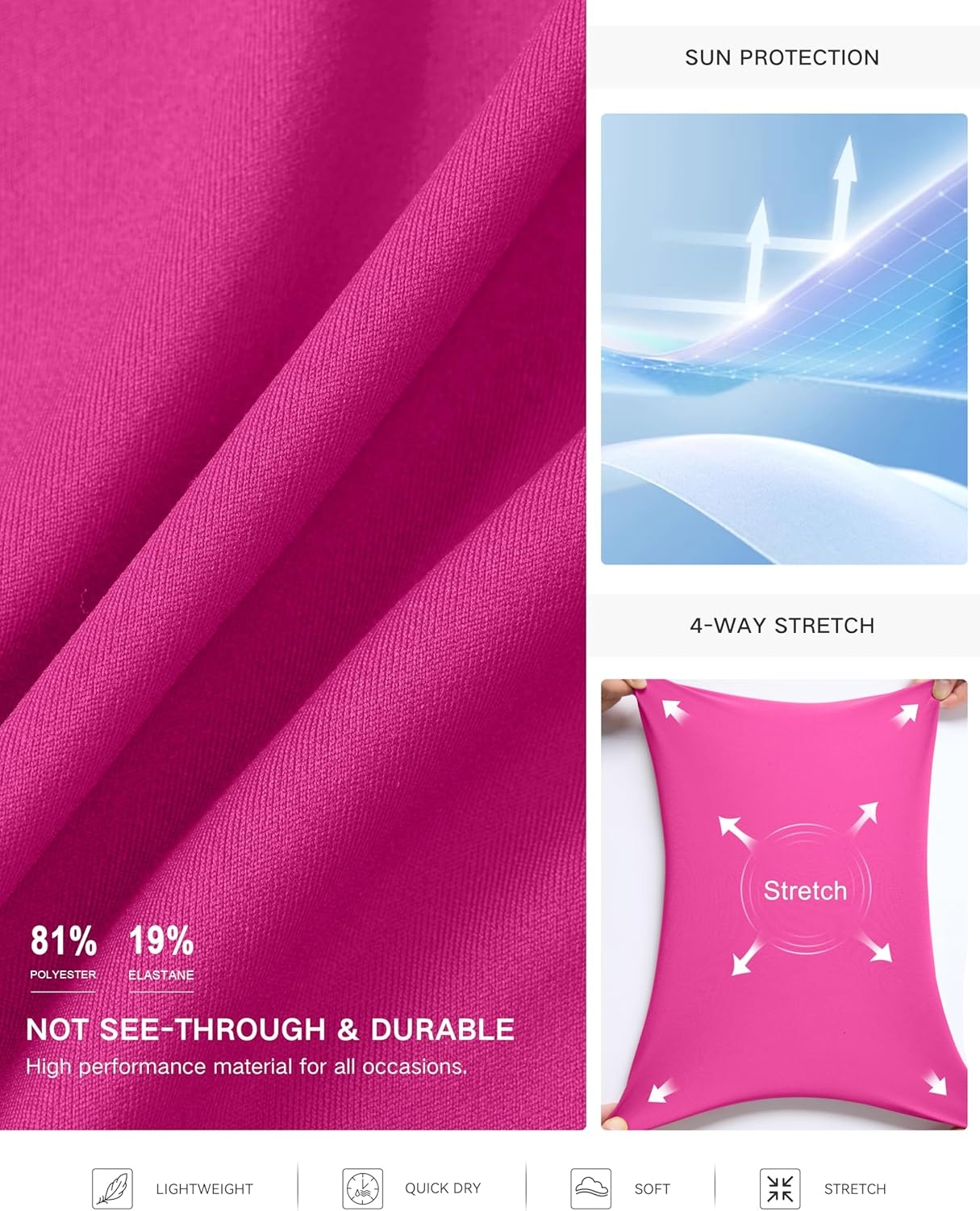 image:imageSANTINY 16 Skorts for Women with 2 Pockets High Waisted A Line Pickleball Golf Skort Casual Athletic Tennis SkirtHot Pink
