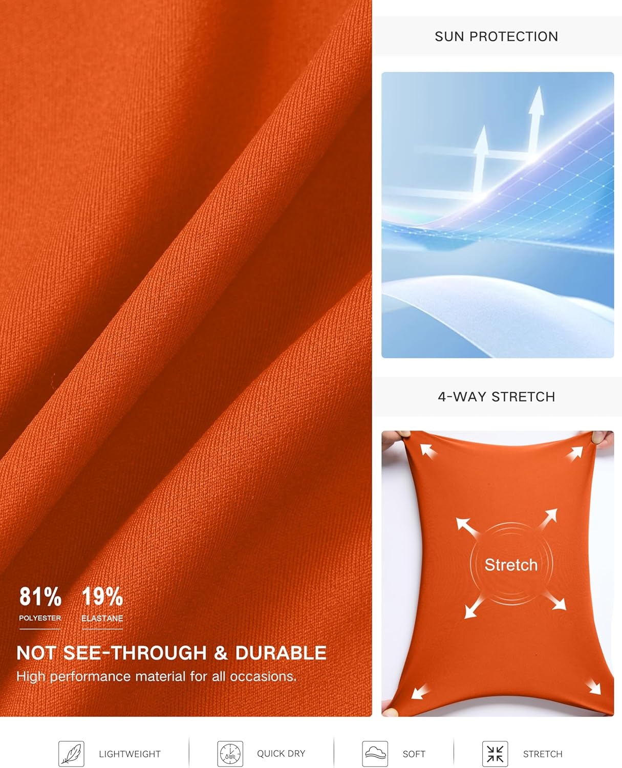 image:imageSANTINY 16 Skorts for Women with 2 Pockets High Waisted A Line Pickleball Golf Skort Casual Athletic Tennis SkirtOrange