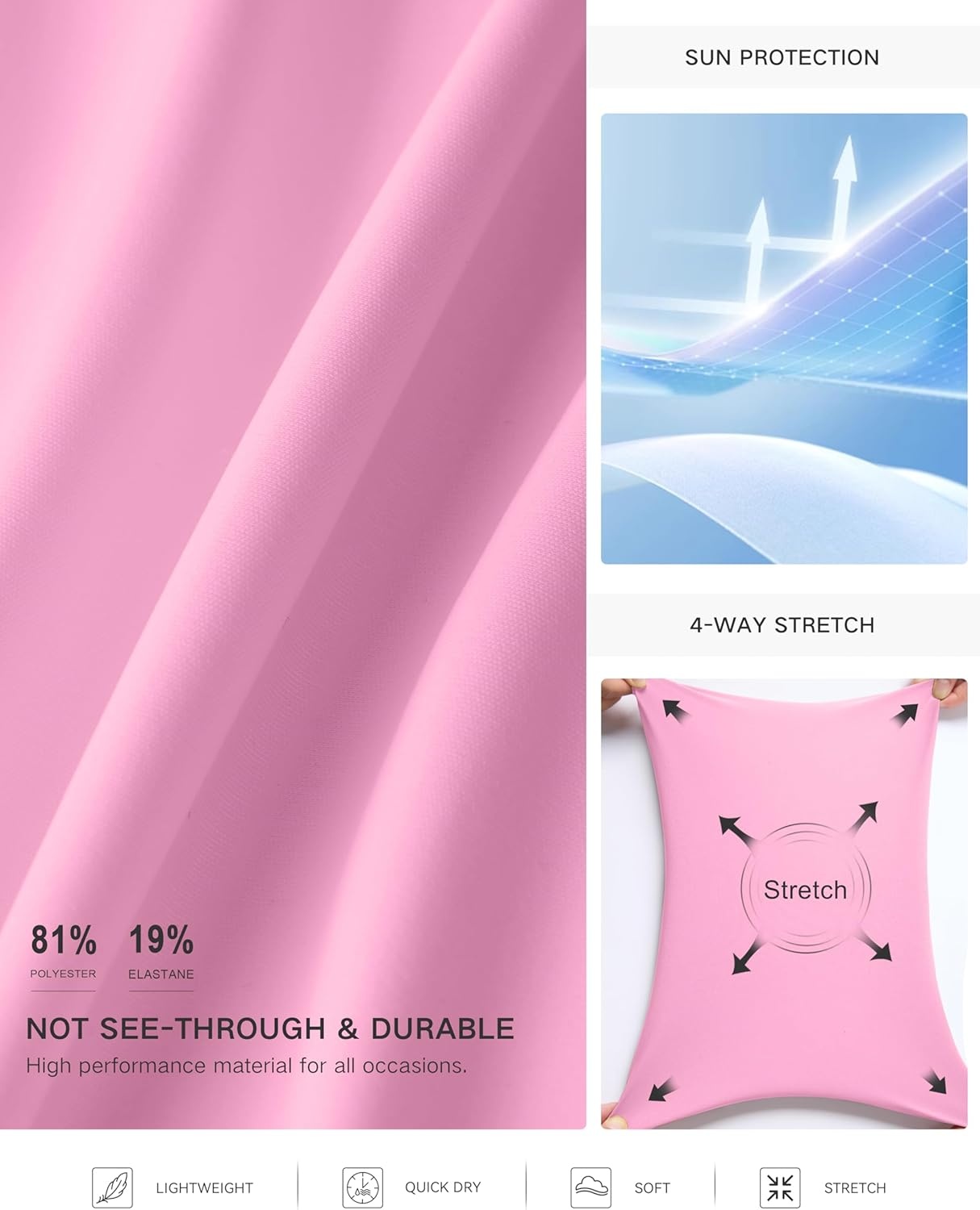 image:imageSANTINY 16 Skorts for Women with 2 Pockets High Waisted A Line Pickleball Golf Skort Casual Athletic Tennis SkirtPink