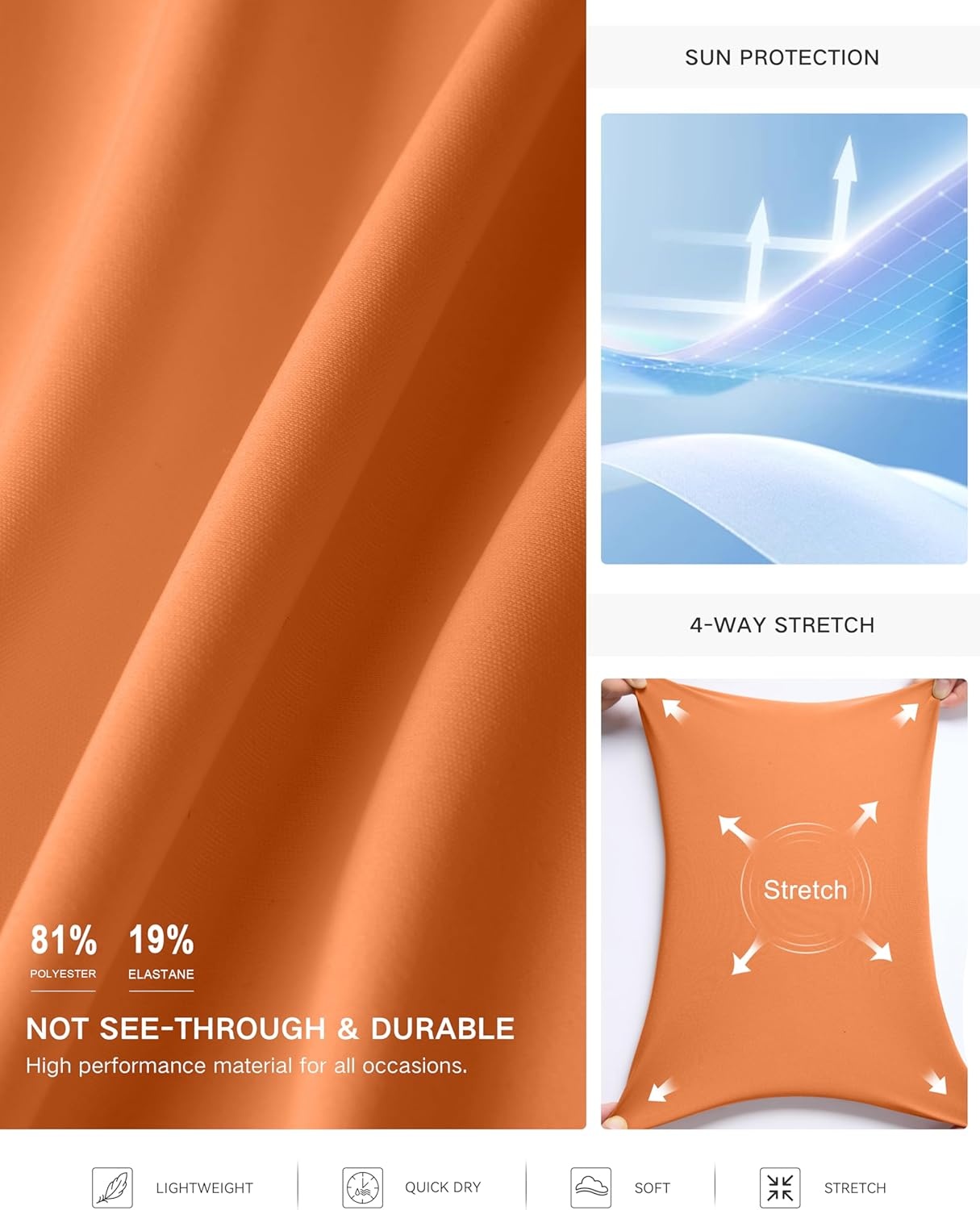 image:imageSANTINY 16 Skorts for Women with 2 Pockets High Waisted A Line Pickleball Golf Skort Casual Athletic Tennis SkirtPumpkinorange