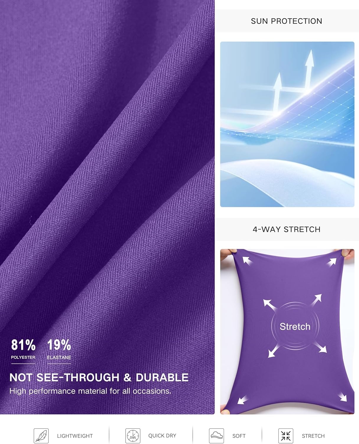 image:imageSANTINY 16 Skorts for Women with 2 Pockets High Waisted A Line Pickleball Golf Skort Casual Athletic Tennis SkirtPurple
